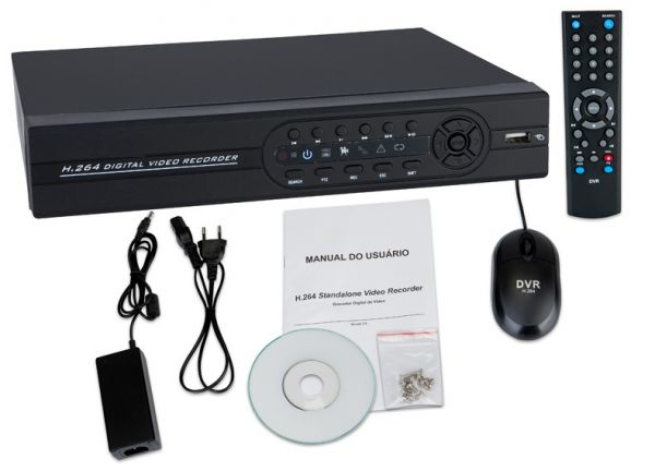 Dvr Stand Alone Cftv 8 Canais 240 FPS, Internet, Acesso Celu